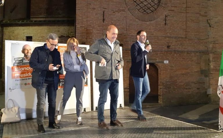 Nicola Zingaretti a Città della Pieve