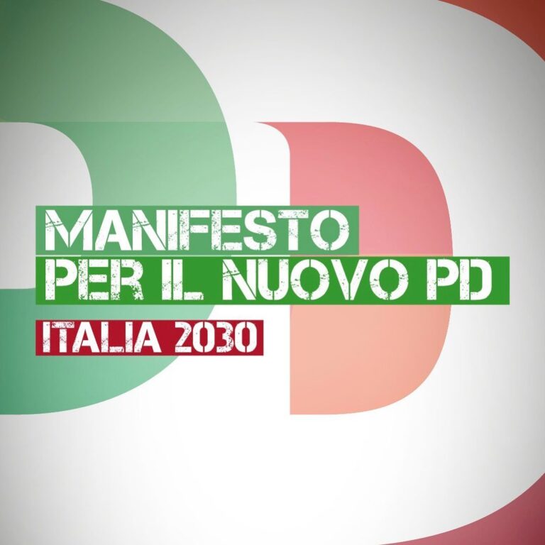 Il Manifesto per il nuovo Pd