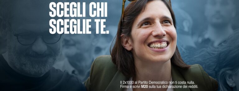 Scegli chi sceglie te. Dona al Pd il 2×1000 non ti costa nulla