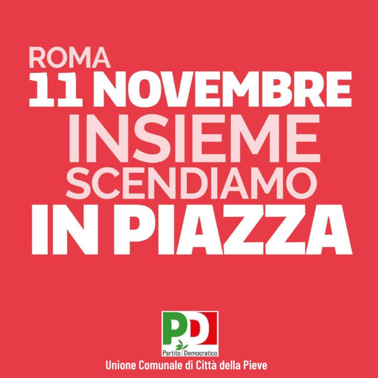 11 Novembre tutti insieme a Roma