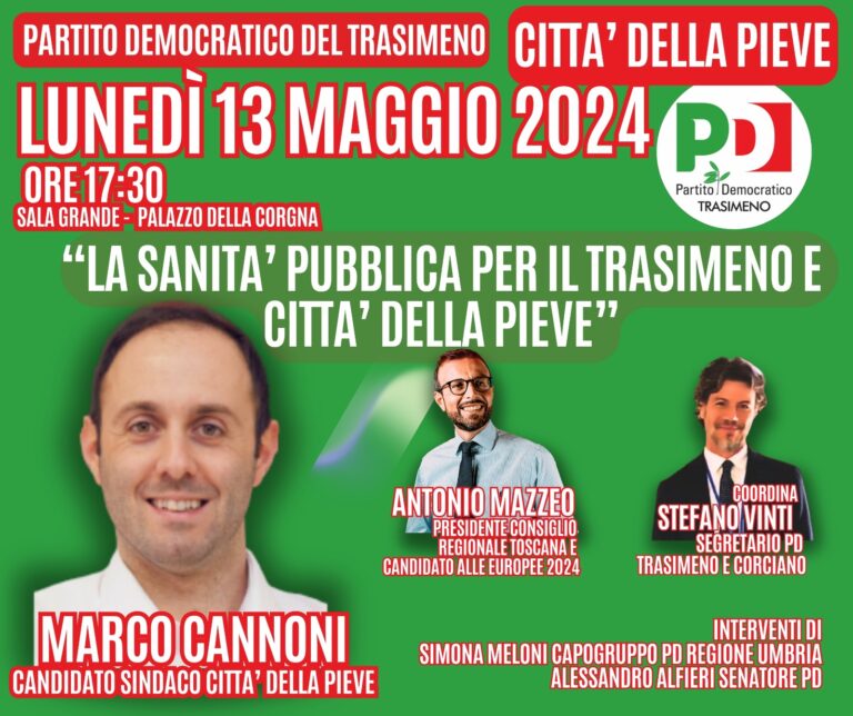 La sanità pubblica per il Trasimeno e Città della Pieve