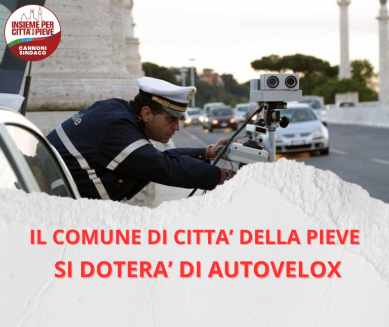 Risini, si agli autovelox per il comune di Città della Pieve