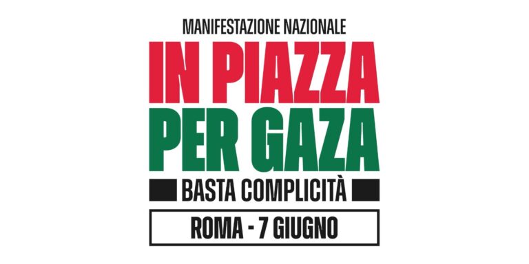 In piazza per Gaza, con noi in pullman